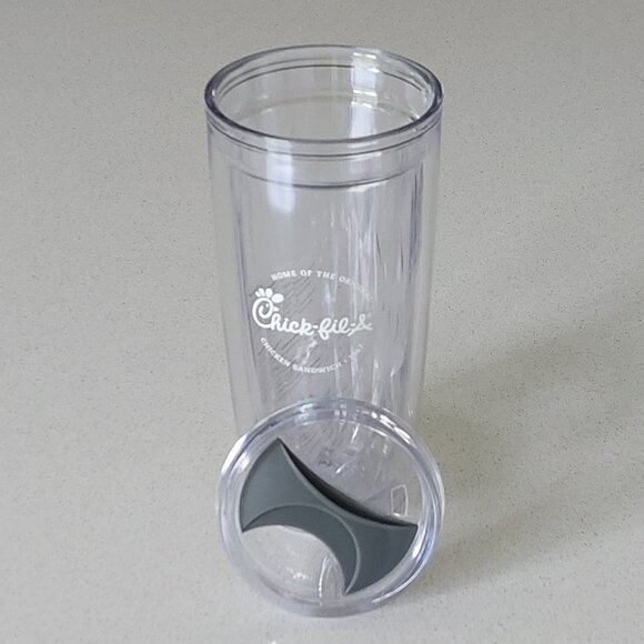 Chick Fil A 16oz Acrylic Tumbler with Straw New in Box - Picture 6 of 13